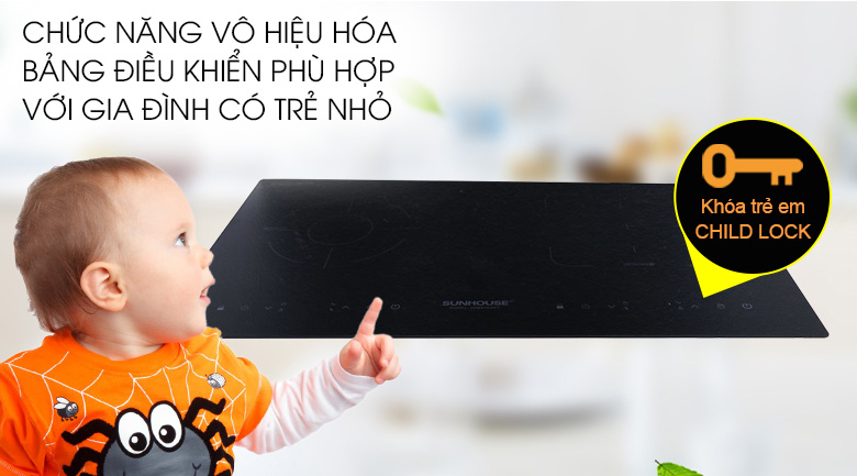 Bếp từ hồng ngoại Sunhouse SHB9104MT