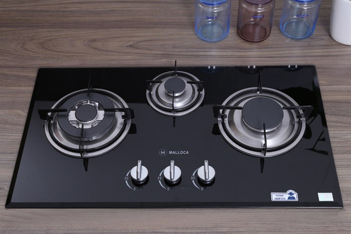 Bếp ga âm Malloca GHG 733B NEW Màu Đen