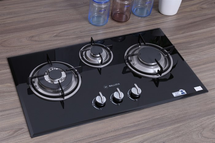Bếp ga âm Malloca GHG 733B NEW Màu Đen