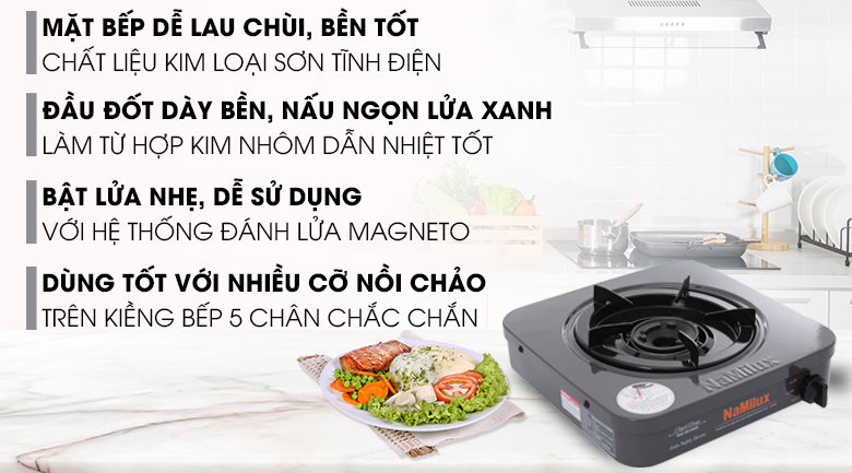 Bếp ga đơn Namilux NH-210AFM