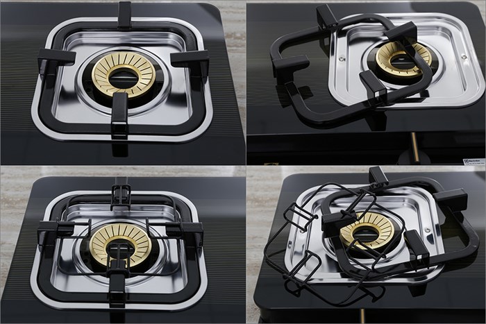 Bếp ga đôi Electrolux ETG727GKR Màu Đen