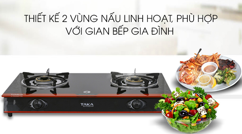 Bếp ga đôi TAKA DK70C