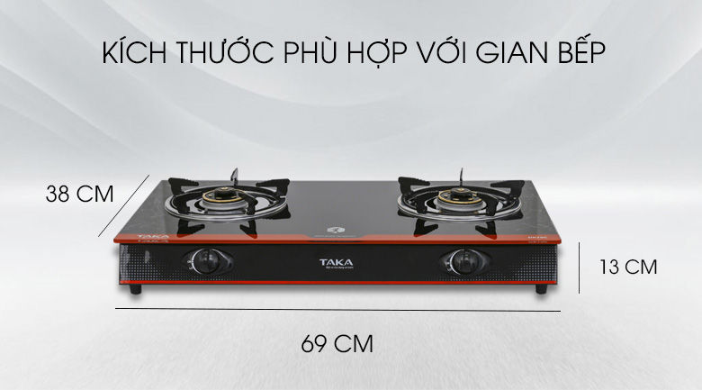 Bếp ga đôi TAKA DK70C