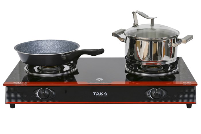 Bếp ga đôi TAKA DK70C Màu Đen