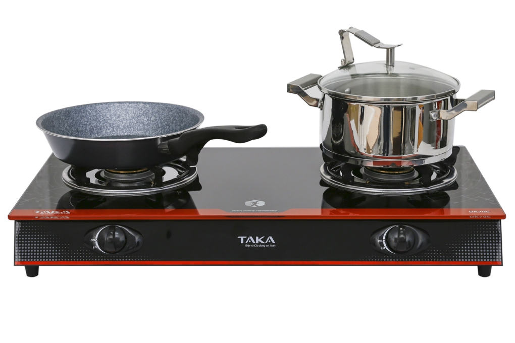 Bếp ga đôi TAKA DK70C Màu Đen