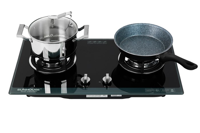 Bếp ga âm Sunhouse SHB5548MT Màu Đen