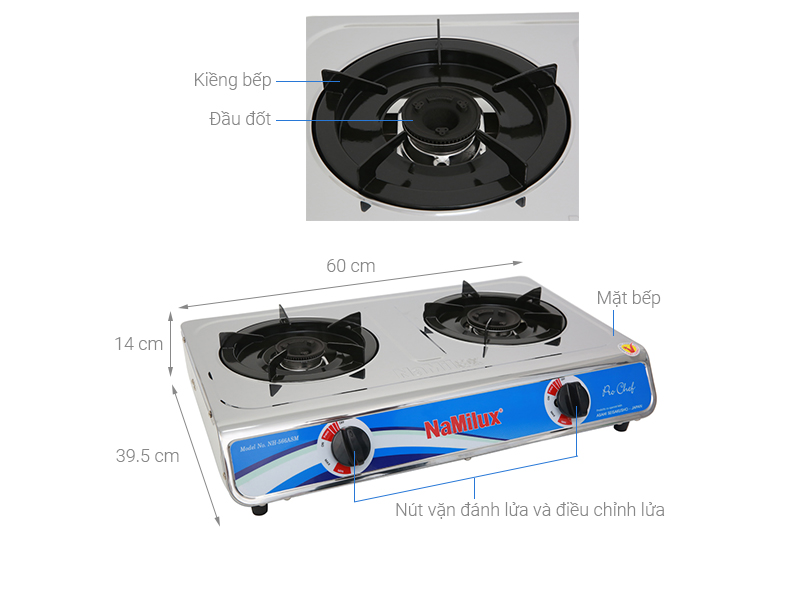 Bếp gas Namilux NH-566ASM