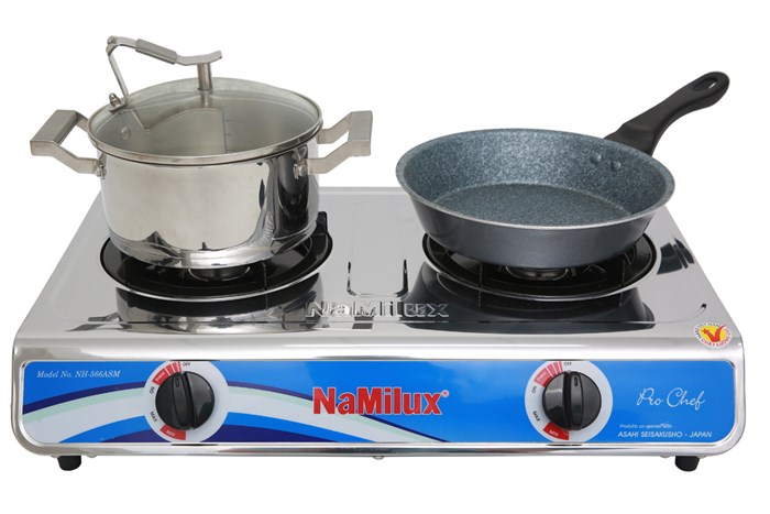 Bếp gas Namilux NH-566ASM Màu Inox