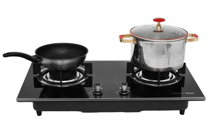 Bếp ga âm Sakura SG-2568GB Màu Đen