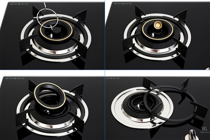 Bếp ga âm Electrolux EHG723BA Màu Đen