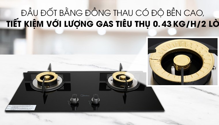 Bếp ga âm Midea MQ7208-G