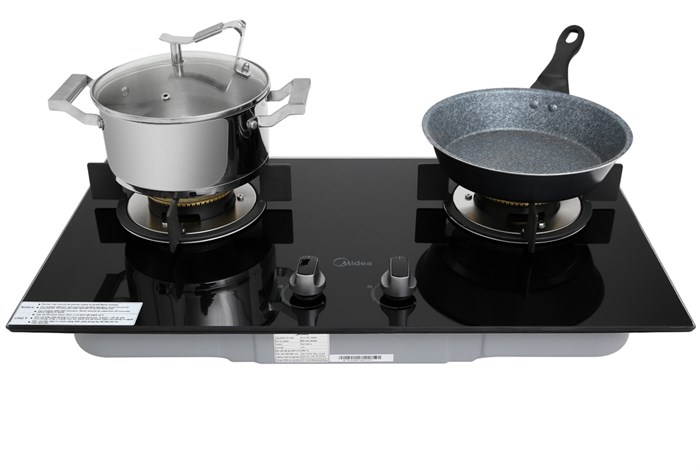 Bếp ga âm Midea MQ7208-G Màu Đen