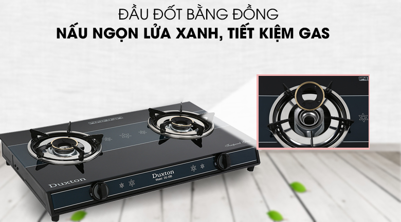 Nấu tiết kiệm gas - Bếp gas đôi Duxton DG-595 Nấu tiết kiệm gas - Bếp gas đôi Duxton DG-595