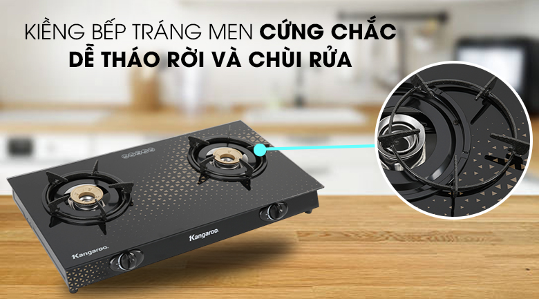 Bếp ga đôi Kangaroo KG8G1C