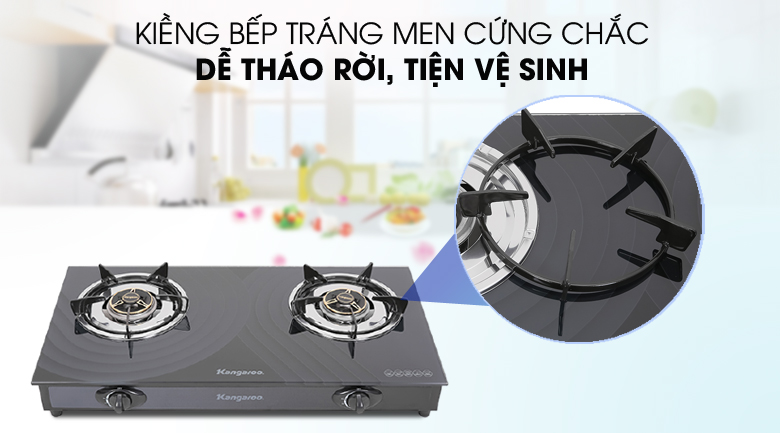 Bếp ga đôi Kangaroo KG519M