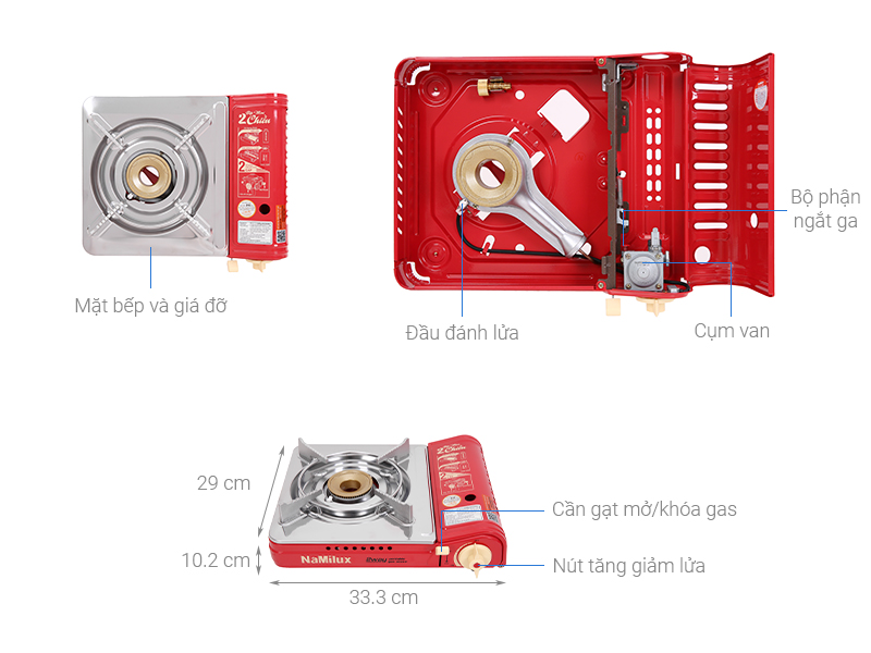 Bếp ga mini Namilux NH-P2915PS