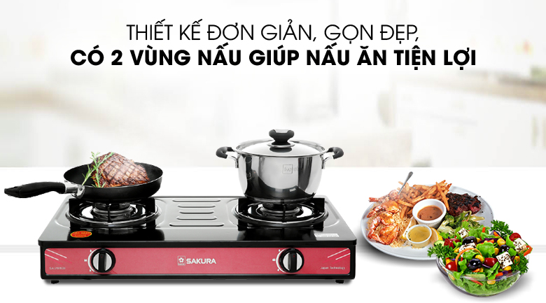 Với bếp ga Sakura đẹp, bạn sẽ có trải nghiệm nấu ăn tuyệt vời nhờ tính năng hiện đại và tiện lợi. Hãy tận dụng tối đa để tạo ra những món ăn đẹp và ngon miệng.