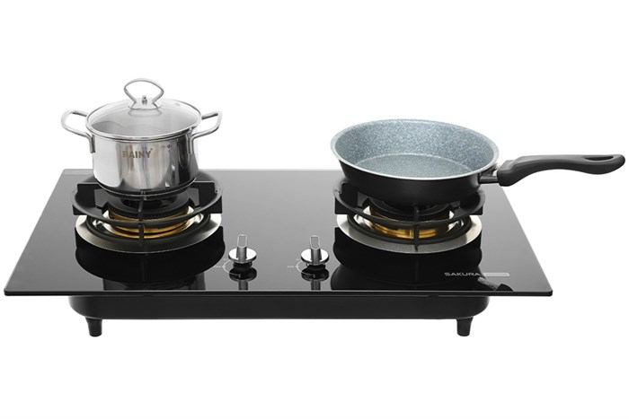 Bếp ga âm Sakura SG-2665GB Màu Đen