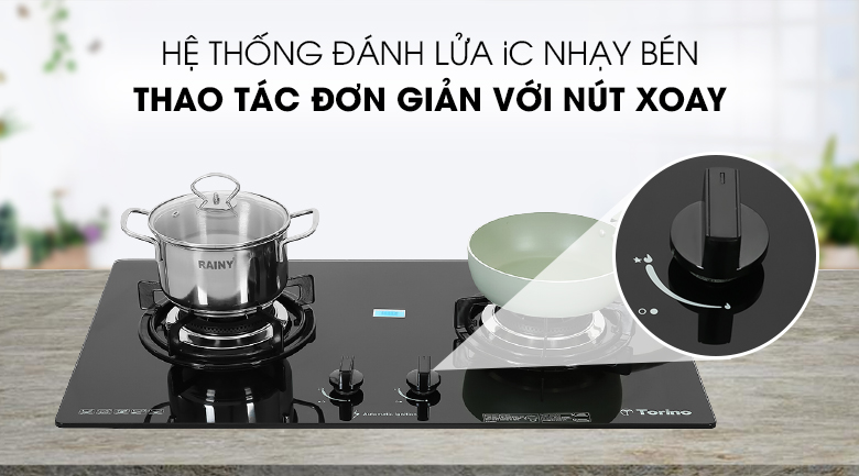 Bếp ga âm Torino MG-2002(SV)