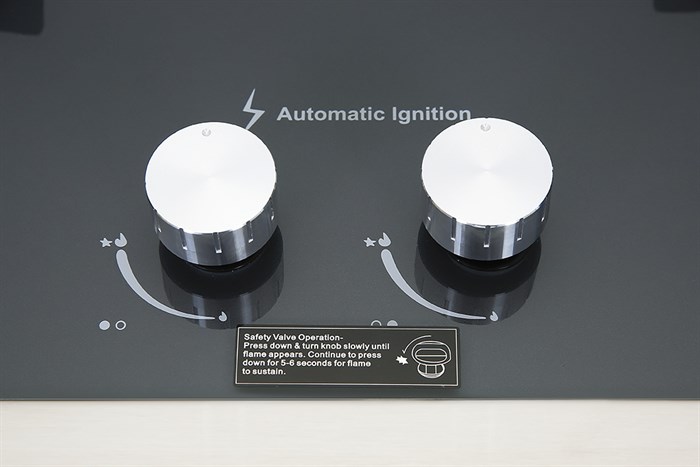 Bếp ga âm Torino Vitorio-2B(SV) Màu Đen