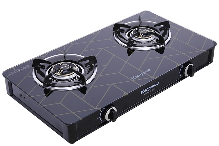 Bếp ga đôi Kangaroo KG526M Màu Đen