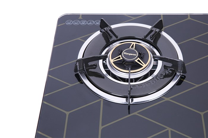 Bếp ga đôi Kangaroo KG526M Màu Đen