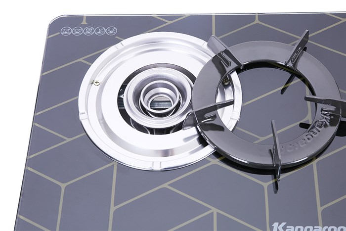 Bếp ga đôi Kangaroo KG526M Màu Đen