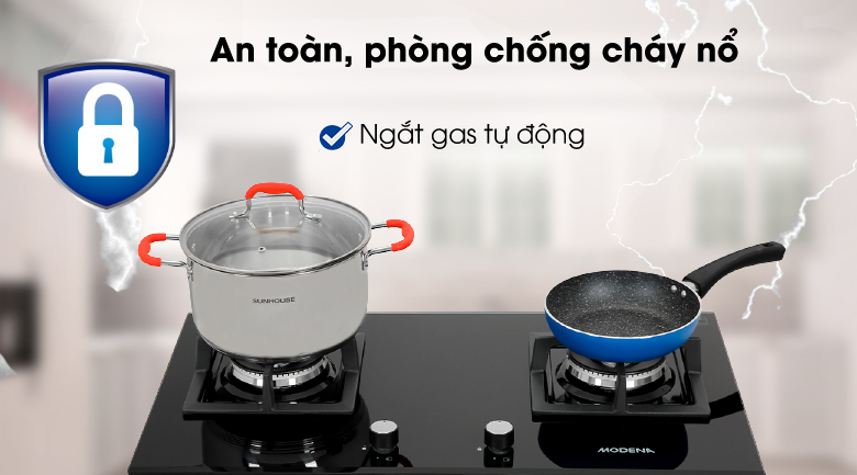 Bếp ga âm Modena BH 4724