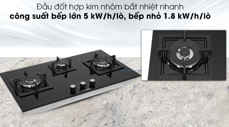 Bếp ga âm Modena BH 4934