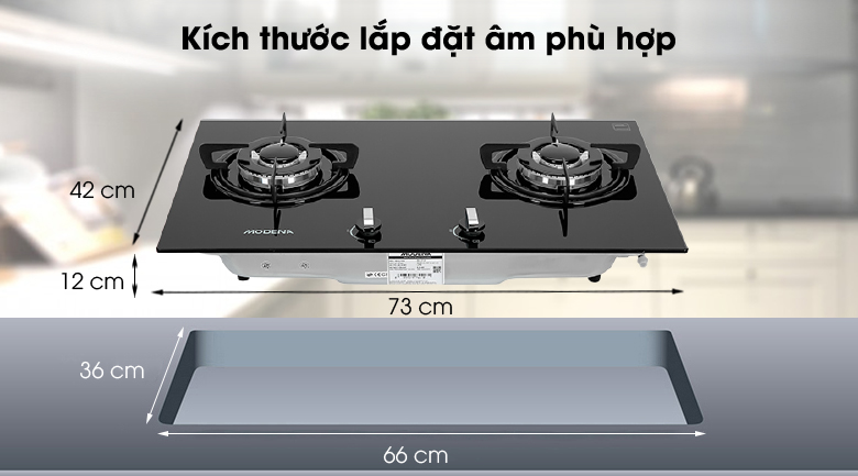 Bếp ga âm Modena BH 0725