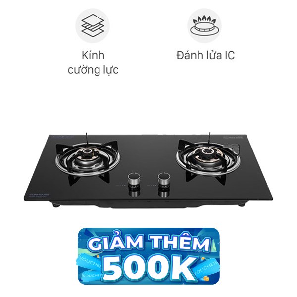 Bếp ga âm Sunhouse SHB507-MT