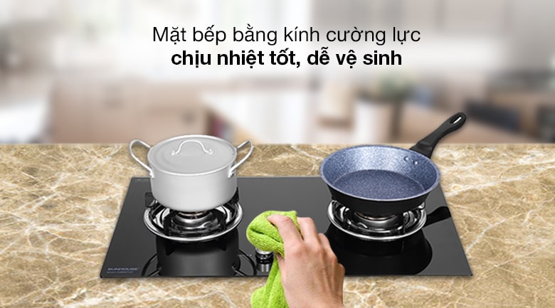 Mặt bếp - Bếp ga âm Sunhouse SHB507-MT