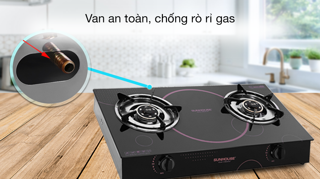 Bếp ga đôi Sunhouse SHB307