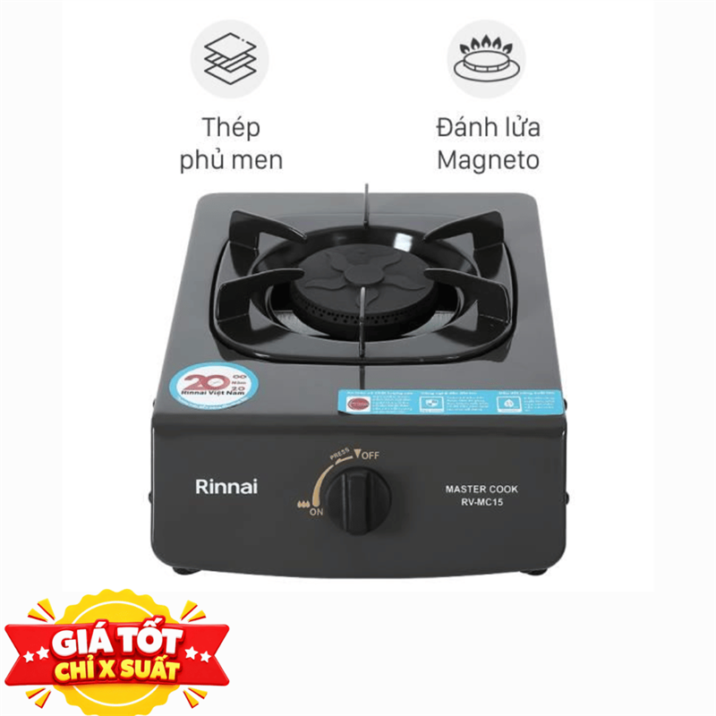 Bếp ga đơn Rinnai RV-MC15G