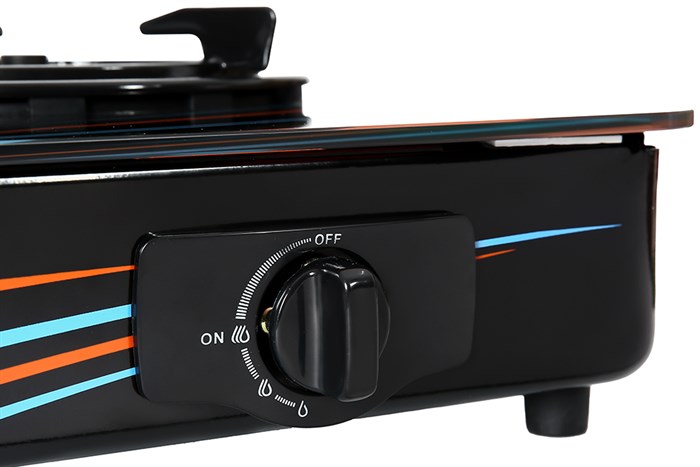 Bếp ga đôi Rinnai RV-715Slim(GL-SC) Màu Đen