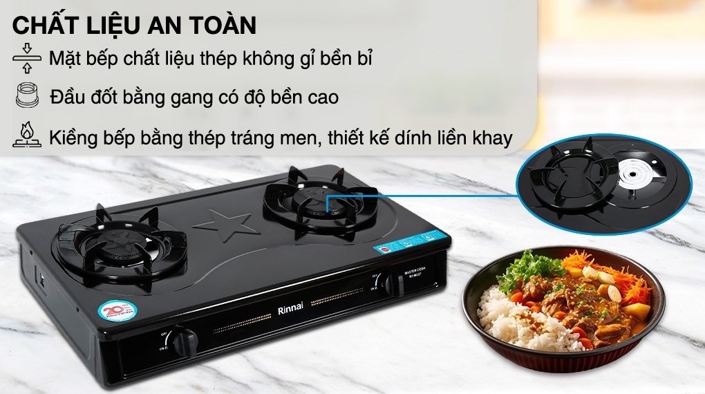 Bếp ga đôi Rinnai RV-MC27BE
