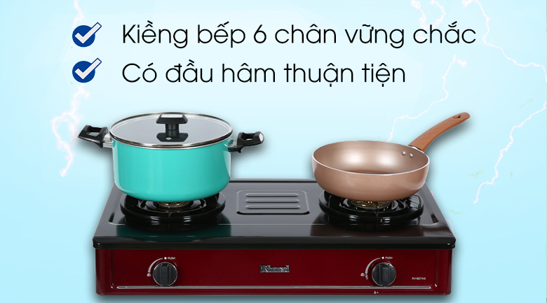 Có đầu hâm thuận tiện