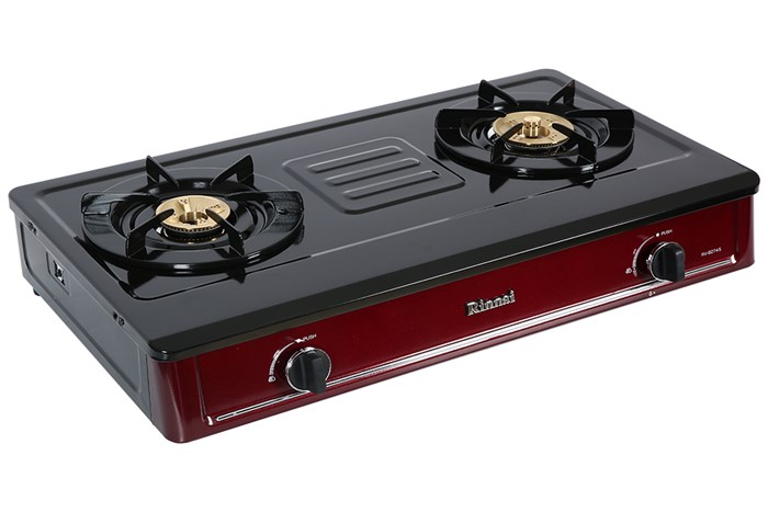 Bếp ga đôi Rinnai RV-B274SR(EB) Màu Đen - Đỏ