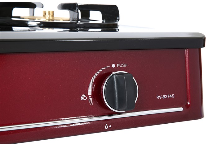 Bếp ga đôi Rinnai RV-B274SR(EB) Màu Đen - Đỏ