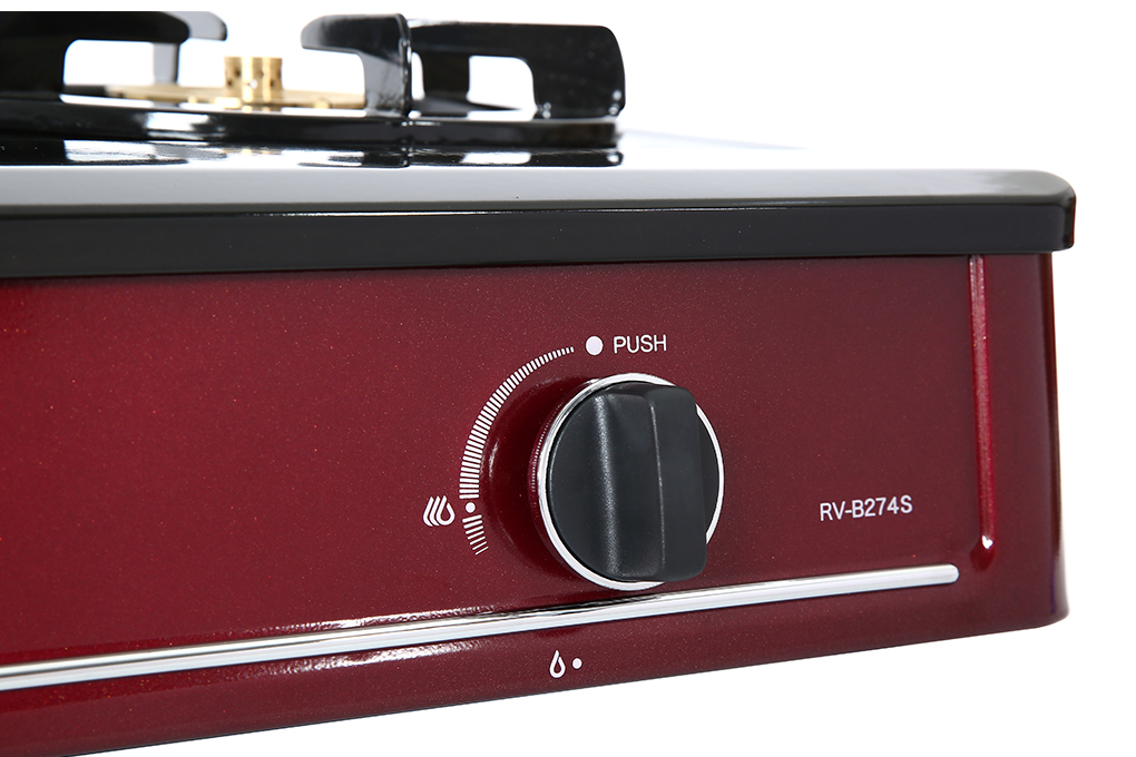 Bếp ga đôi Rinnai RV-B274SR(EB) Màu Đen - Đỏ