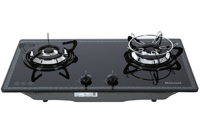 Bếp ga âm Rinnai RVB-2BG(F)N Màu Đen