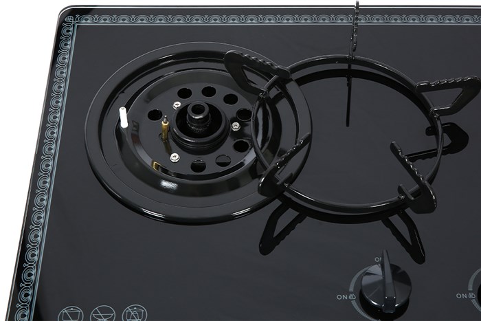 Bếp ga âm Rinnai RVB-2BG(F)N Màu Đen