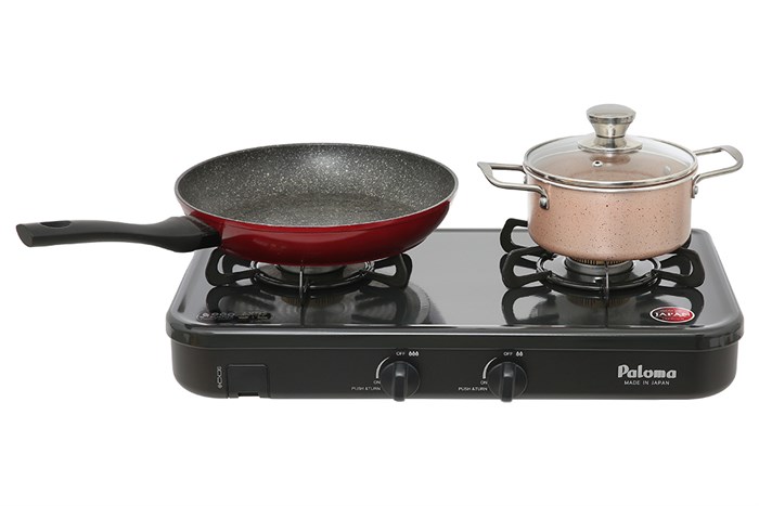 Bếp ga đôi Paloma PA-J51CE Màu Đen