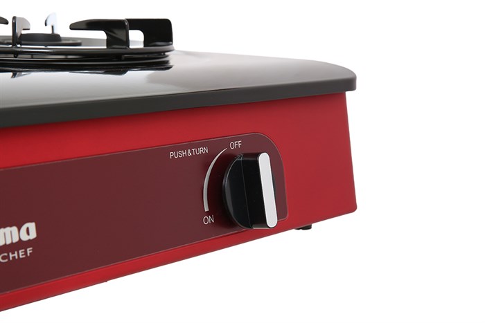 Bếp ga đôi Paloma PA-V72 ER Màu Đen - Đỏ
