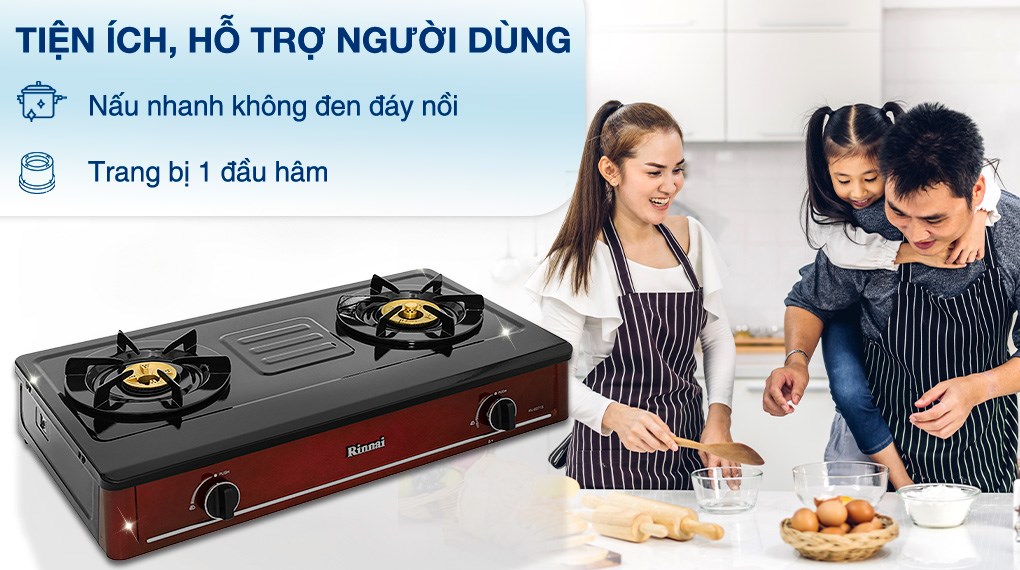 Bếp ga đôi Rinnai RV-B271SR(EB)
