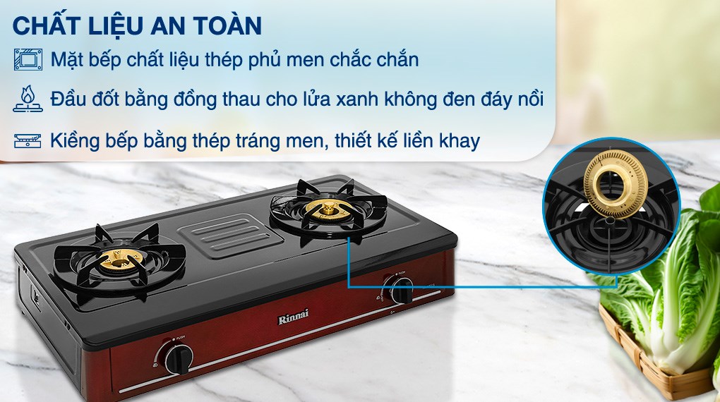 Bếp ga đôi Rinnai RV-B271SR(EB)