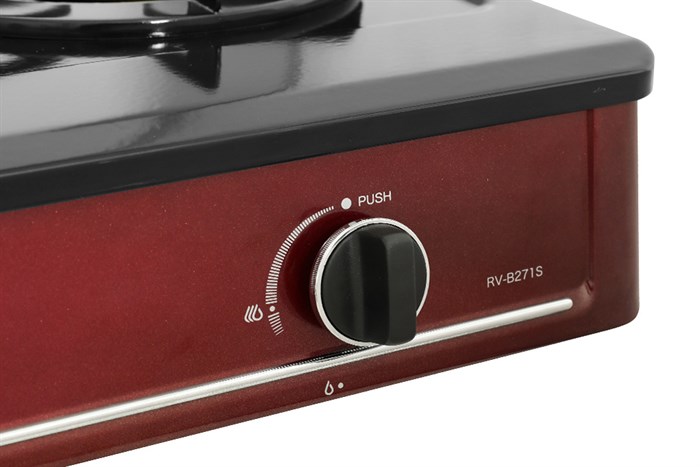 Bếp ga đôi Rinnai RV-B271SR(EB) Màu Đen - Đỏ