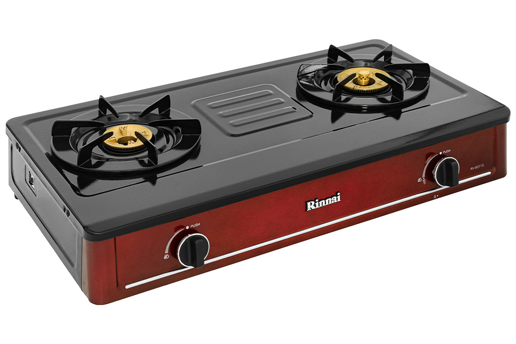 Bếp ga đôi Rinnai RV-B271SR(EB) Màu Đen - Đỏ