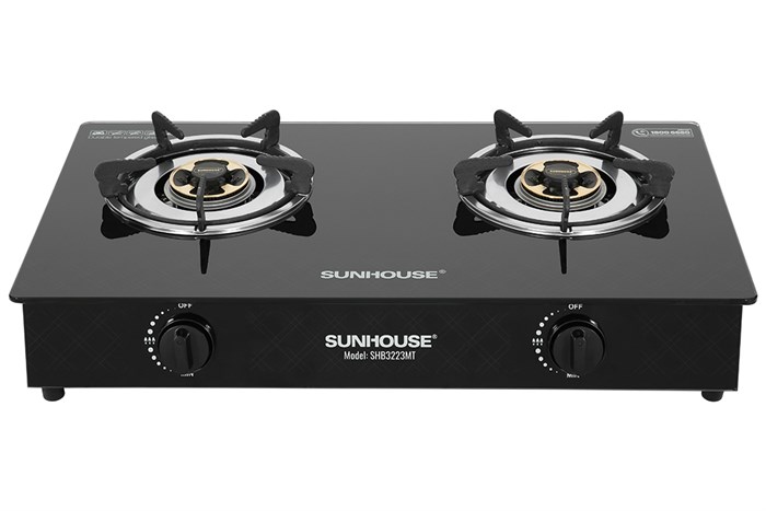 Bếp ga đôi Sunhouse SHB3223MT Màu Đen