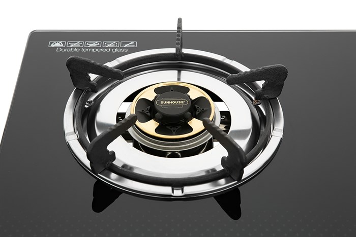 Bếp ga đôi Sunhouse Mama MMB3569MT Màu Đen